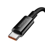 Дата кабель USB 2.0 AM to USB-C 1.5m 100W black Baseus (P10320102114-01) - уменьшенное изображение 3