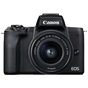 Цифровий фотоапарат Canon EOS M50 Mk2 + 15-45 IS STM Kit Black (4728C043) - зменшене зображення 2
