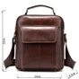 Сумка Vintage Шкіряна Коричнева (14835) - зменшене зображення 3