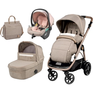 Коляска Peg-Perego 3 в 1 Veloce Mon Amour Lounge Рожева (PACK-VEL31LG000001) зображення 1