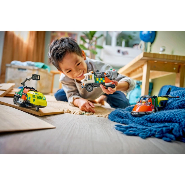 Конструктор LEGO City Ремікс літака, вантажівки та судна на повітряній подушці (60505-) - picture 10