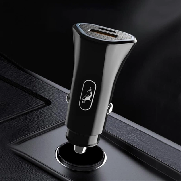 Автомобильное зарядное устройство SkyDolphin SZ16 PD+QC3.0 (2USB, 3.1A) Black (AZP-000090) - изображение 3