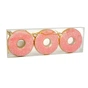 Ялинкова іграшка Chomik пластикові Пончики 3 шт, 8см, рожеві (5901292677169_3) - зменшене зображення 1