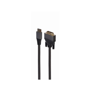 Кабель мультимедійний HDMI to DVI 1.8m 18+1pin, 4K 30Hz Cablexpert (CC-HDMI-DVI-4K-6) зображення 1