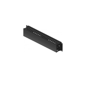 Кабельний організатор Conteg 19" 2U 80х60 RAL9005 (DP-VP-K03) зображення 1