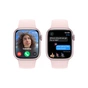 Смарт-годинник Apple Watch Series 9 GPS 41mm Pink Aluminium Case with Light Pink Sport Band - M/L (MR943QP/A) - зменшене зображення 6
