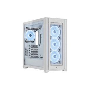 Корпус Corsair iCUE 5000X RGB QL Tempered Glass White (CC-9011233-WW) зображення 1