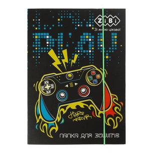 Папка для зошитів ZiBi В5+ GAMER картонна, на гумках (ZB.14965) зображення 1
