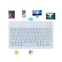 Клавіатура BeCover (245х150 мм) Bluetooth UA Light Blue (713407) - зменшене зображення 2