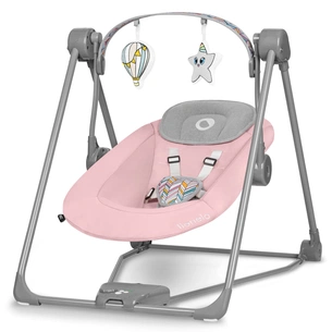 Крісло-гойдалка Lionelo Otto Pink Baby (LO-OTTO PINK BABY) изображение 1