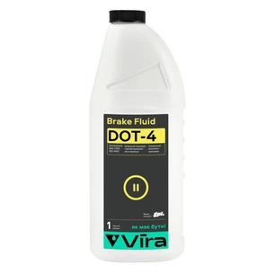 Гальмівна рідина VIRA Brake Fluid DOT-4 1 л (VI1002) зображення 1