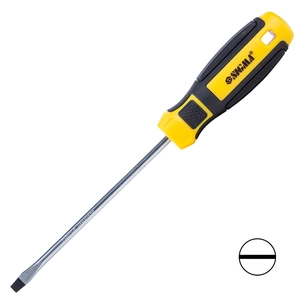 Викрутка Sigma шліцева SL 5.0x125мм CrV Mega (4009221) зображення 1
