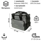 Термосумка Tribe Cooler 10 L grey (T-IF-0009-grey) - уменьшенное изображение 12