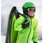 Санки Plastkon Skidrifter чорні із зеленим (49096) - зменшене зображення 6