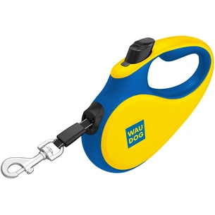 Повідець для собак WAUDOG R-leash Colors of freedom світловідбиваюча стрічка S 5 м (381-4020) зображення 1