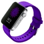 Ремінець до смарт-годинника BeCover Silicone для Xiaomi Mi Watch Purple (704519) - уменьшенное изображение 2