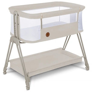 Ліжечко Lionelo приставне Luna Beige Sand (LO-LUNA BEIGE SAND) зображення 1