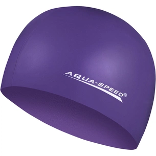 Шапка для плавання Aqua Speed Mega 100-09 фіолетовий Уні OSFM (5908217635457) зображення 1