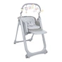 Стілець для годування Chicco Polly Magic Relax New сірий (79502.05) - зменшене зображення 3