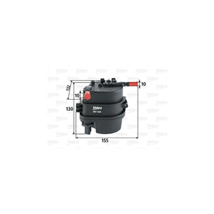 Фільтр паливний Valeo 587534 зображення 1