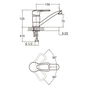Змішувач AQUATICA MD-2B144C (MD-2B144C 9712120) - уменьшенное изображение 6