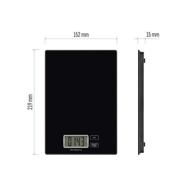 Ваги кухонні EMOS EV014B - picture 8