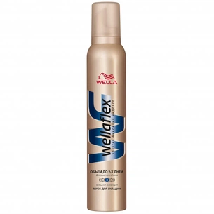 Мус для волосся WellaFlex Объем до 2-х дней Сильная фиксация 200 мл (4056800674398) зображення 1