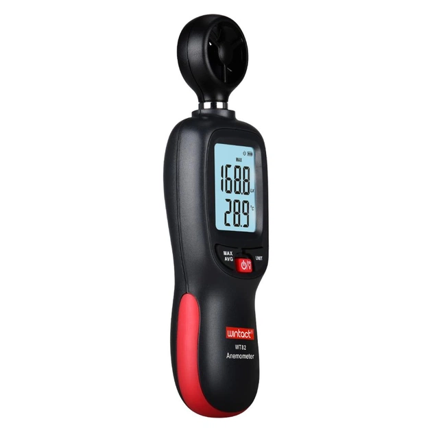 Анемометр Wintact цифровий крильчастий 0,3-30м / с, -10-45°C (WT82) - picture 2