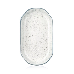 Блюдо Ardesto Siena, 32х18см, біло-сіре, порцеляна (AR2925SW) зображення 1
