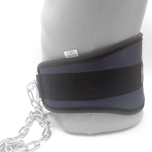 Обважнювач MadMax MFA-290 неопреновий з ланцюгом Сіро-Чорний L (MFB-290) - зображення 10