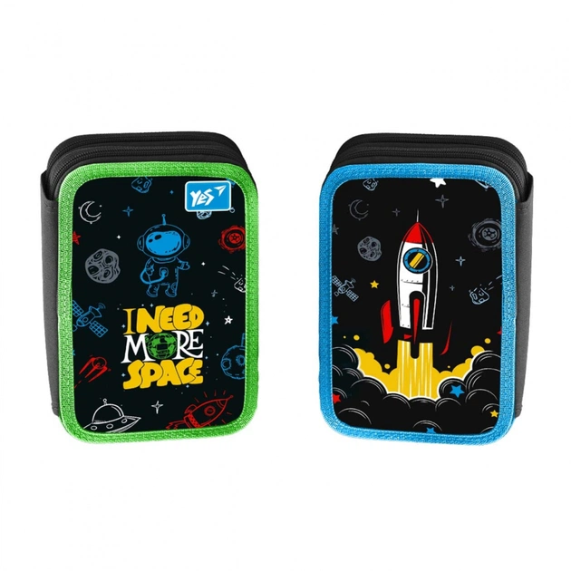 Пенал Yes HP-01 подвійний Space (533329) - изображение 1