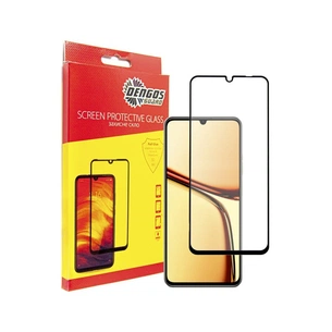 Скло захисне Dengos Full Glue Realme C61 (black) (TGFG-372) зображення 1