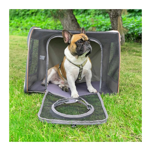 Автомобільне крісло для тварин Collar 60х40х45 см різнокольорове (9982) - picture 3