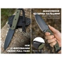 Ніж Sencut Toxodon, Green G10, Darkwash (S24036-2) - зменшене зображення 10