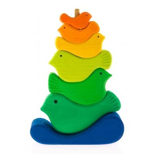 Конструктор Nic дерев'яні пташки (NIC523205) зображення 1