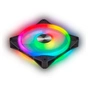 Кулер до корпусу Corsair QL Series, QL140 RGB, 140mm RGB LED Fan (CO-9050100-WW) - зменшене зображення 4