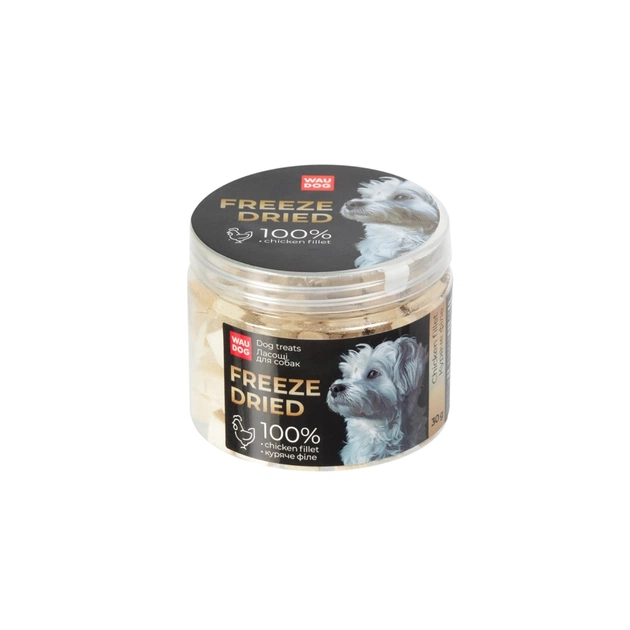 Ласощі для собак WAUDOG Treats Freeze dried Куряче філе 30 г (2007) - зображення 1
