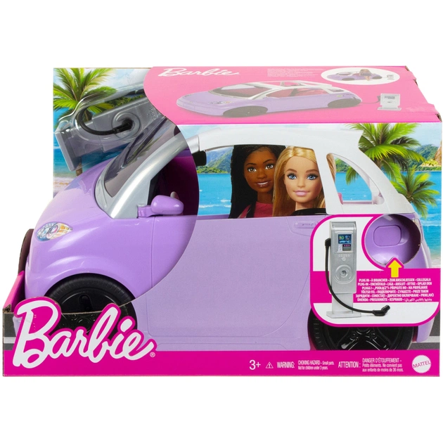 Аксесуар до ляльки Barbie Електрокар з відкидним верхом (HJV36) - изображение 1