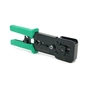 Інструмент Voltronic VegGieg V-E113, для обтиску RJ-45 (8P8C) та RJ-12/11 (6P6C), 4P4C, чорний/зелений, Q10 (V-E113) - зменшене зображення 1