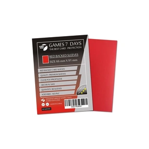 Протектор для карт Games 7 Days 66 х 91 мм, MTG, 80 шт Red (PREMIUM) (GSD-RD6691) зображення 1