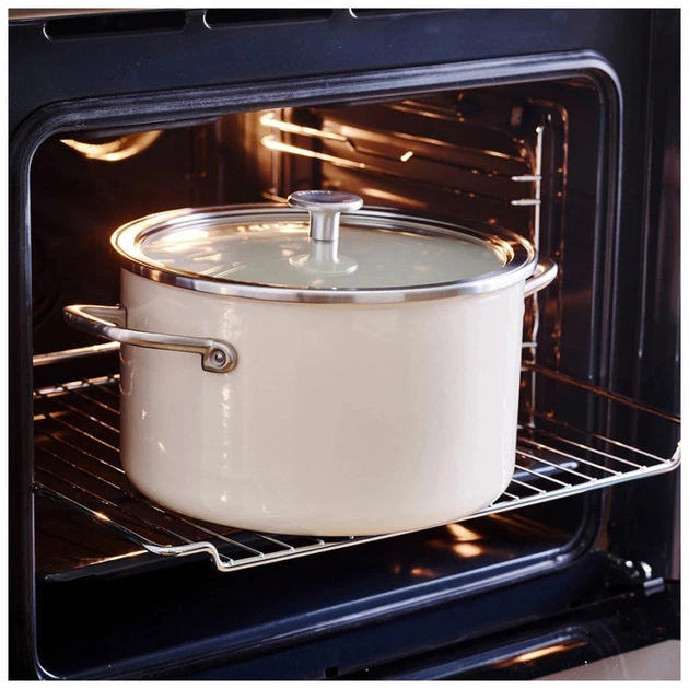 Каструля KitchenAid Steel Core 24 см 6 л мигдалевий крем (CC003269-001) - picture 7