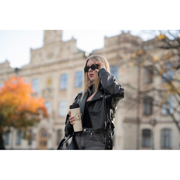 Термокружка Ardesto Coffee Time 450 мл Бежева (AR2645C) - picture 4