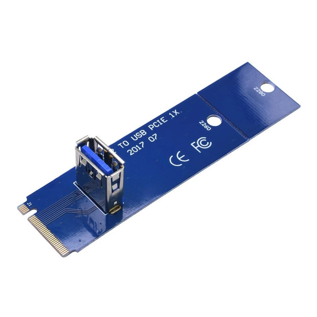 Райзер Dynamode NGFF M.2 Male to USB 3.0 Female для PCI-E 1X (RX-riser-M.2-USB3.0-PCI-E) - picture 1