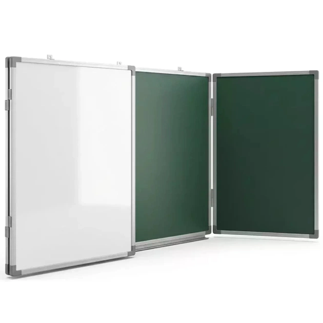 Шкільна дошка Sector магнітна крейдово-маркерна дошка 400х100 ( (КМ4010) - picture 2