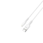 Дата кабель USB 2.0 AM to Lightning 1.0m 2.4A white Grand-X (PL-05W) - зменшене зображення 3