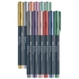 Набір маркерів Faber-Castell тонких металіків для декорування Metallics Marker M (1,5 мм) 12 кольорів (32019) - зменшене зображення 3