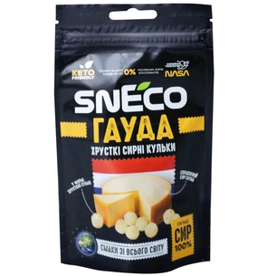 Сыр сушеный snEco Гауда 14 г (4823095816303) изображение 1