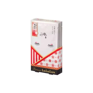 Маска для лица Lululun Premium Face Mask Kyoto Maiko Увлажняющая С экстрактом саке и бин-цуке 1 шт х 5 уп (4582305063394) изображение 1