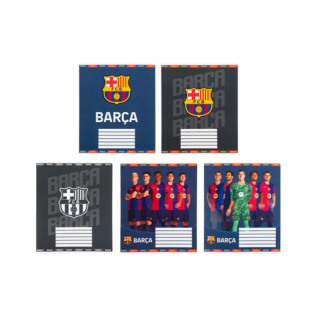 Зошит Kite FC Barcelona, 12 аркушів, клітинка (BC25-232) - изображение 1