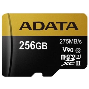 Карта пам'яті ADATA 256GB microSD class 10 UHS-II U3 (AUSDX256GUII3CL10-C) зображення 1